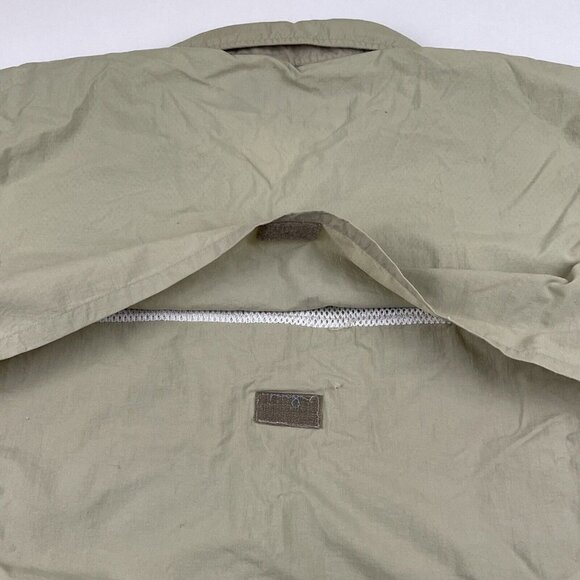 Go Fish Adventure Apparel Button Up Fishing Shirt Men’s M Roll Tab Sleeve - Picture 13 of 14